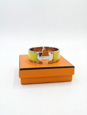 Hermes Enamel Wide Clic Clac H Bracelet